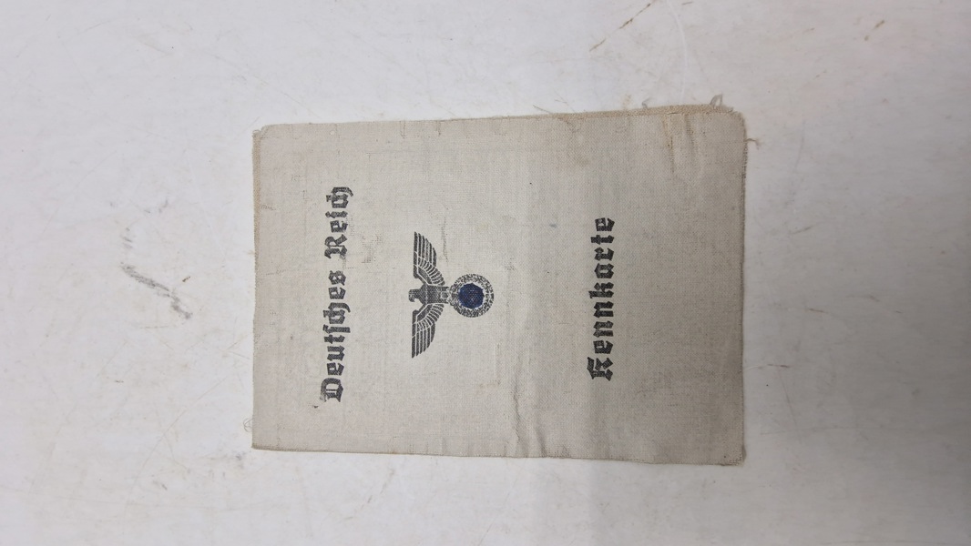 Deutsches Reich Kennkarte. Originalt