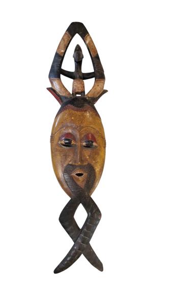 Guro-maske fra Elfenbenskysten