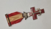 spansk Cruz al Mérito Naval, ww2. Original