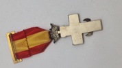 spansk Cruz al Mérito Naval, ww2. Original