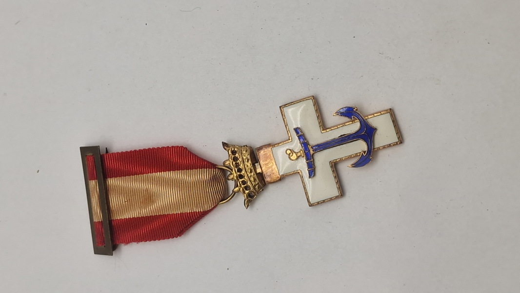 Spansk Cruz del Mérito Naval, ww2. Original