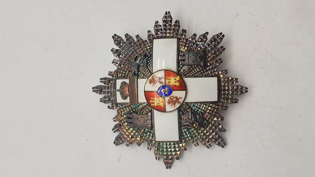 Spansk Militærfortjenstorden (Orden del Mérito Militar) Storkors. Original