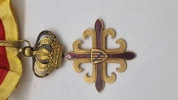 Spansk Military Order of the Collar of Saint Agatha of Paternò. Original