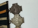 Tysk 1864 og 1871 veteran medalje spange, original