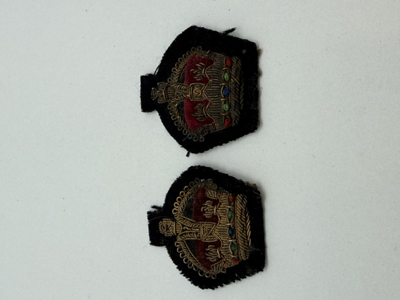 Engelske WW2 kroner til uniform