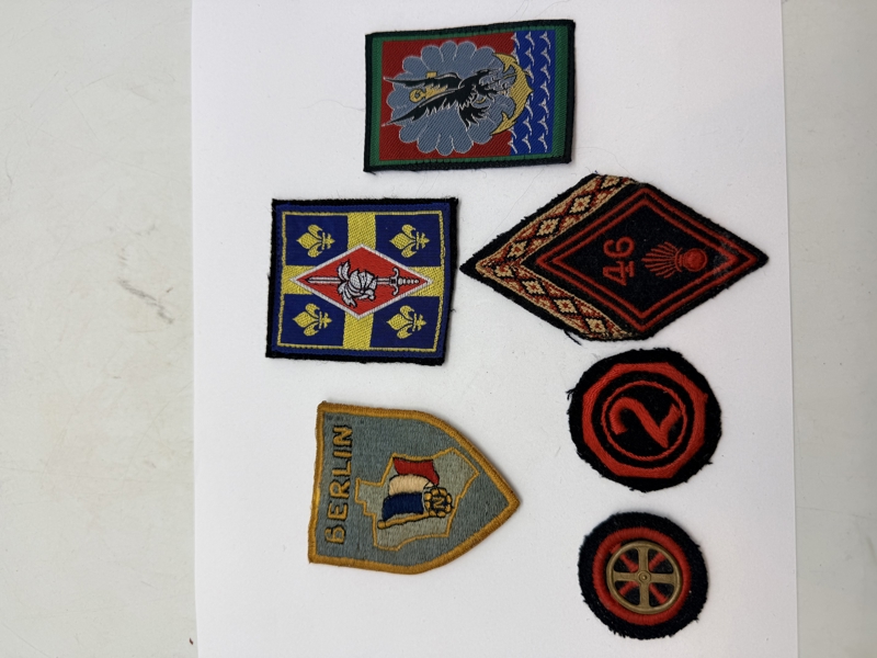 Samling Franske stofmærker