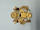 US WW2 Officers kasket badge 