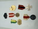 Samling brandmandsmedaljer. Originale