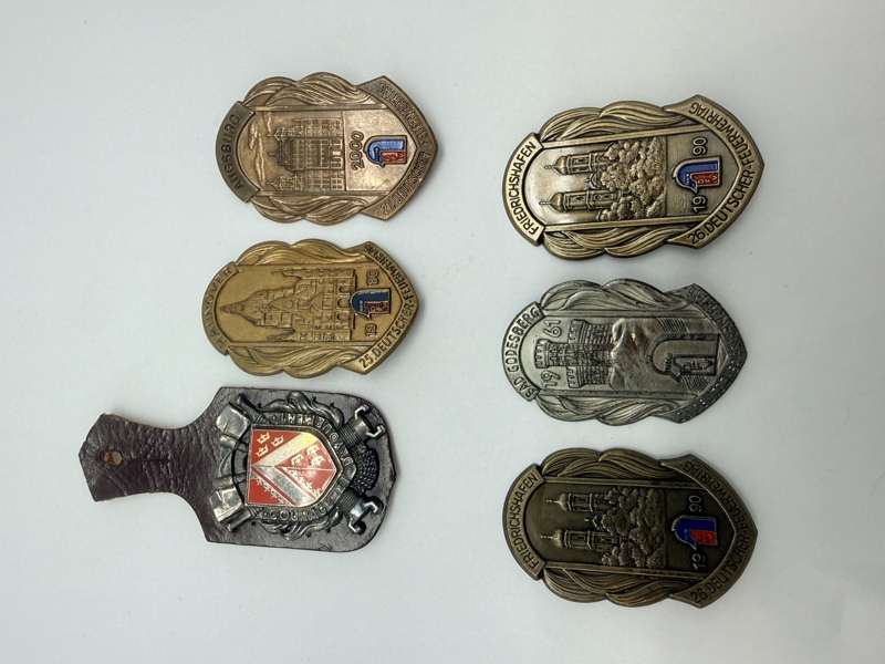 Samling lommeskjold (brandvæsen). Originale