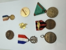 Samling brandmandsmedaljer. Originale 