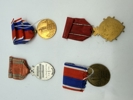 Samling brandmandsmedaljer. Originale