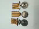 Samling franske brandmandsmedaljer af ære (Médaille d'honneur des sapeurs-pompiers). Originale