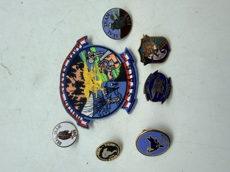Samling mærker Navy Seals. Originale