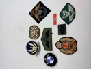 Samling stofmærker. Originale