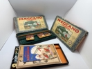 Samling Meccano med kasser
