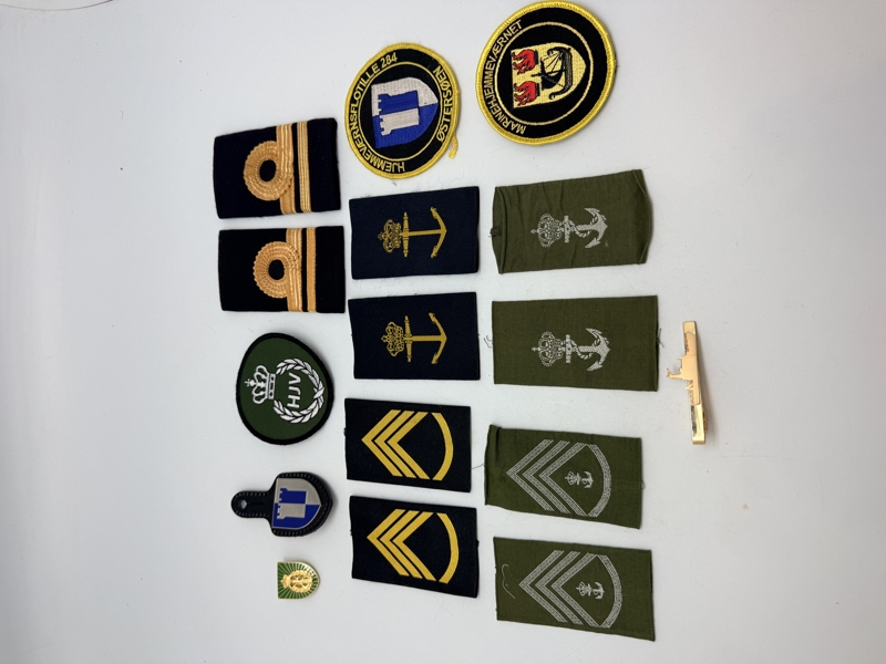 Samling marine mærker