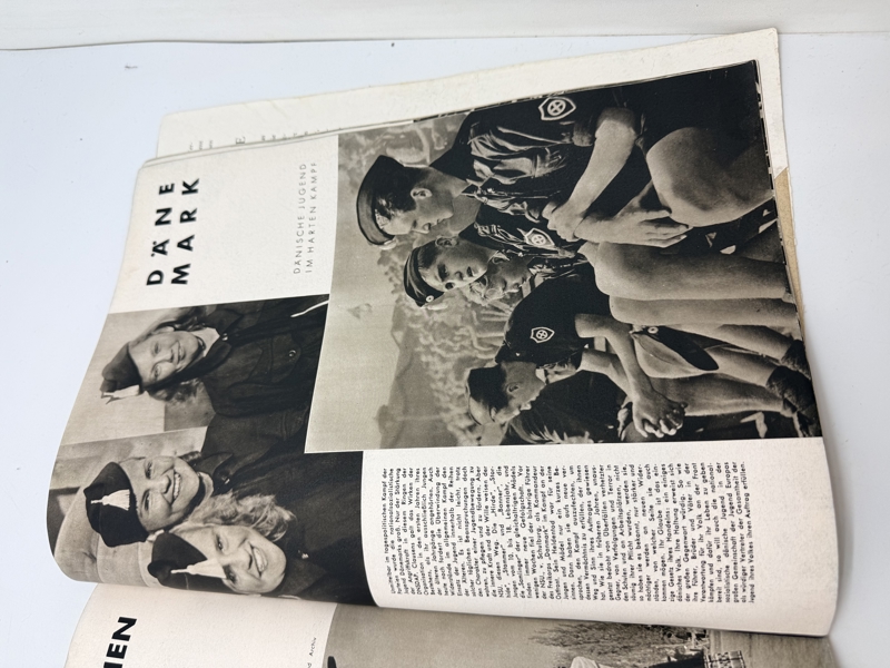 Tysk Propaganda Kontinent der jugend Europa med Bla. NSU 