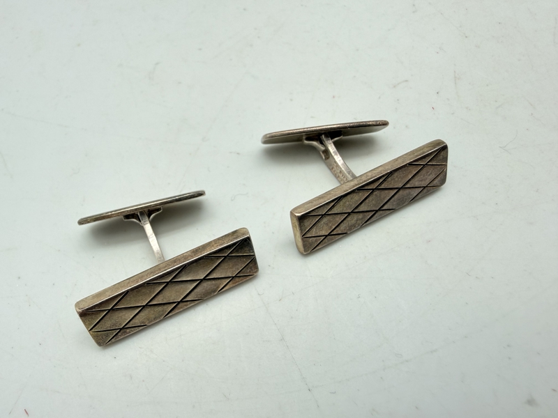 Manchetknapper af Sterlingsølv