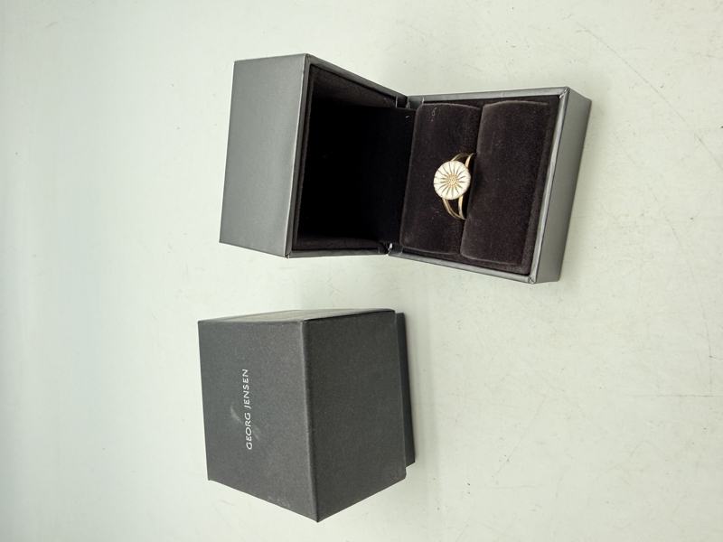 Georg Jensen marguerit ring. Sterlingsølv