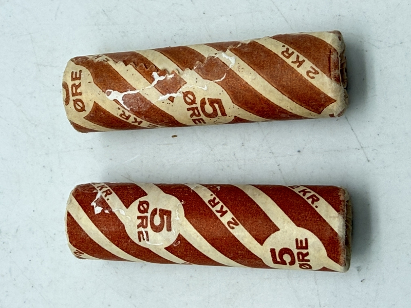 Danske 5 ører i ruller