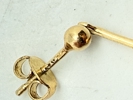 Ørevedhæng 14 karat guld vægt 1.3 Gram 