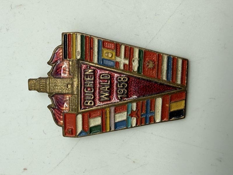 Buchenwald minde nål fra 1958, original