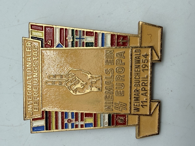 Buchenwald minde nål fra 1954, original