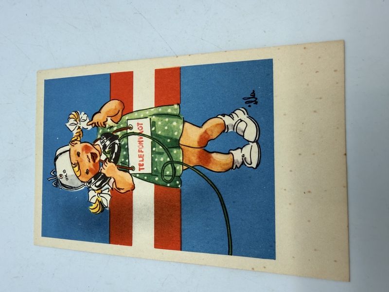 Sjældent  postkort fra befrielsesdagene, originalt