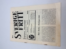 Svensk Nazistisk avis WW2 ekstremt sjælden 