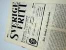 Svensk Nazistisk avis WW2 ekstremt sjælden 