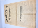 Svensk Nazistisk blad WW2, ekstremt sjælden 