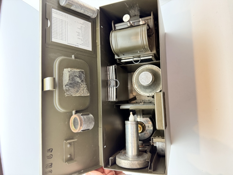 Tysk komplet bunke sæt brugt i den Tyske hær efter WW2