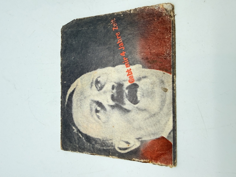 Sort propaganda smidt ned over Tyske byer WW2 og forbundet med Dødsstraf at besside, original