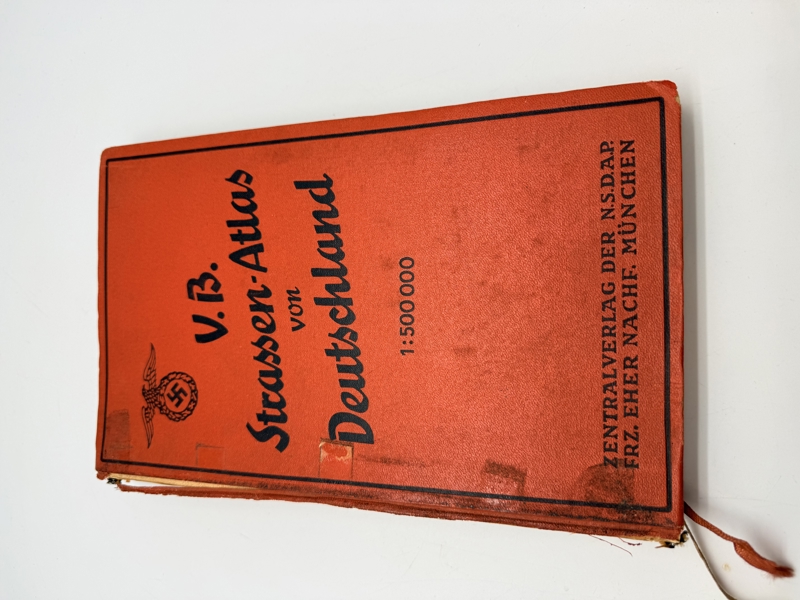 Tysk Bil atlas 1936, original 