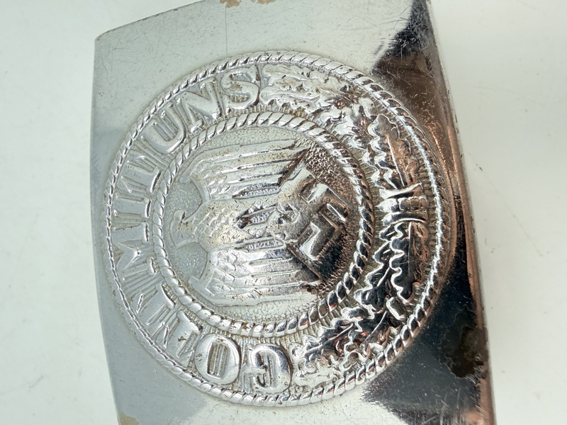 Tysk Hær forkromet parade bælte, original