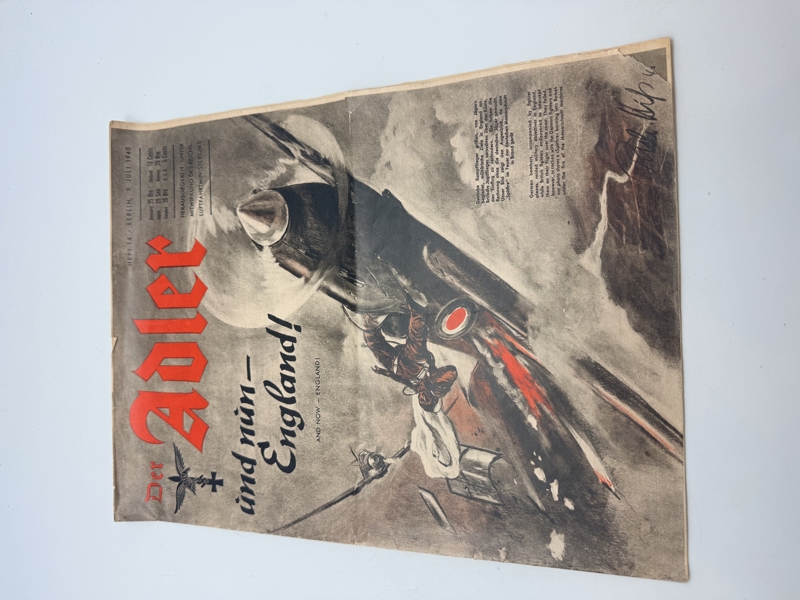 Eks af “Der Adler” fra 1940, originalt