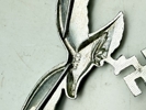 Tysk Luftwaffe kasket ørn, original 