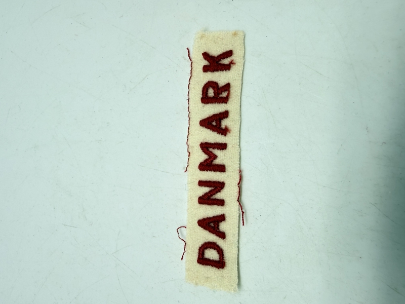 Dansk Militært skulder flash fra lige efter krigen, originalt