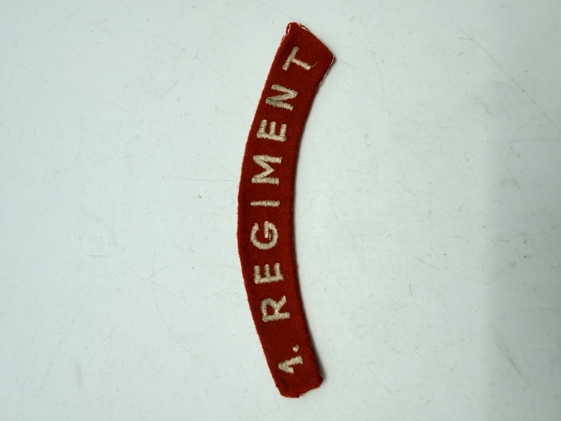 Dansk Militært skulder flash fra lige efter krigen, originalt