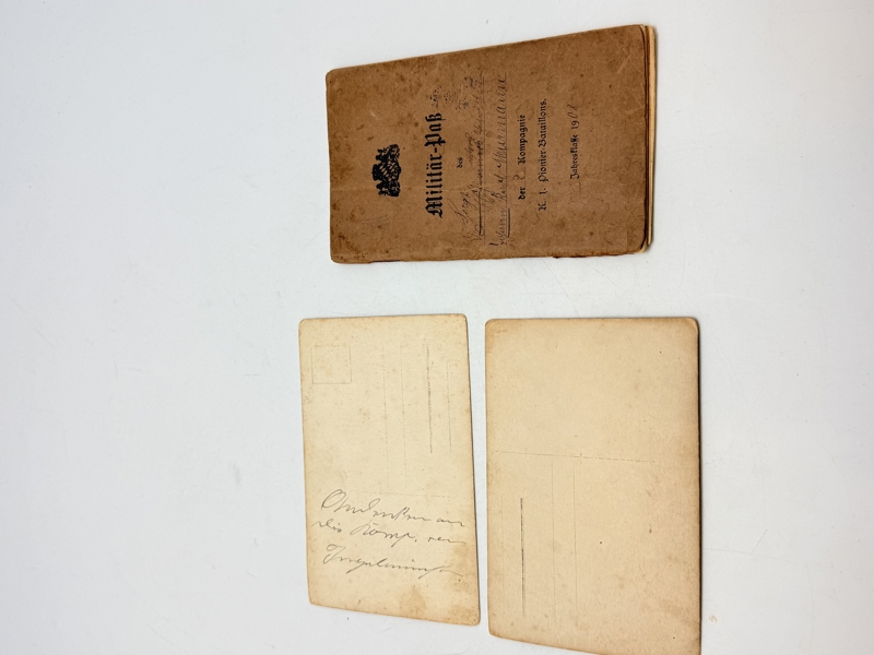 Tysk WW1 soldaterbog mm. 