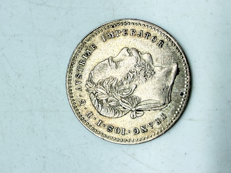 Østrig sølvmønt 1870 