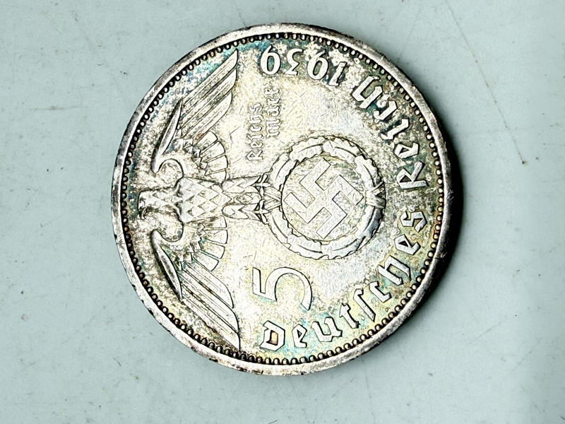 Tysk 5 Mark sølv 