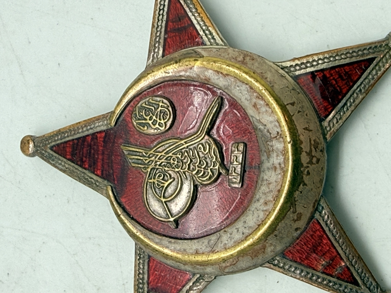  WWI GERMANY GERMAN MADE OTTOMAN TURKEY TURKISH GALLIPOLI STAR, ORIGINAL 