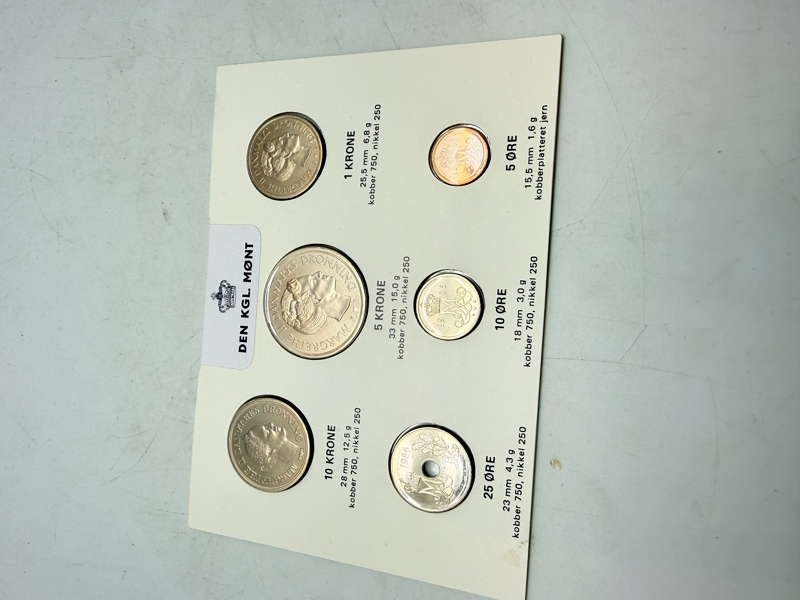 Møntsæt 1986 Den kongelige mønt