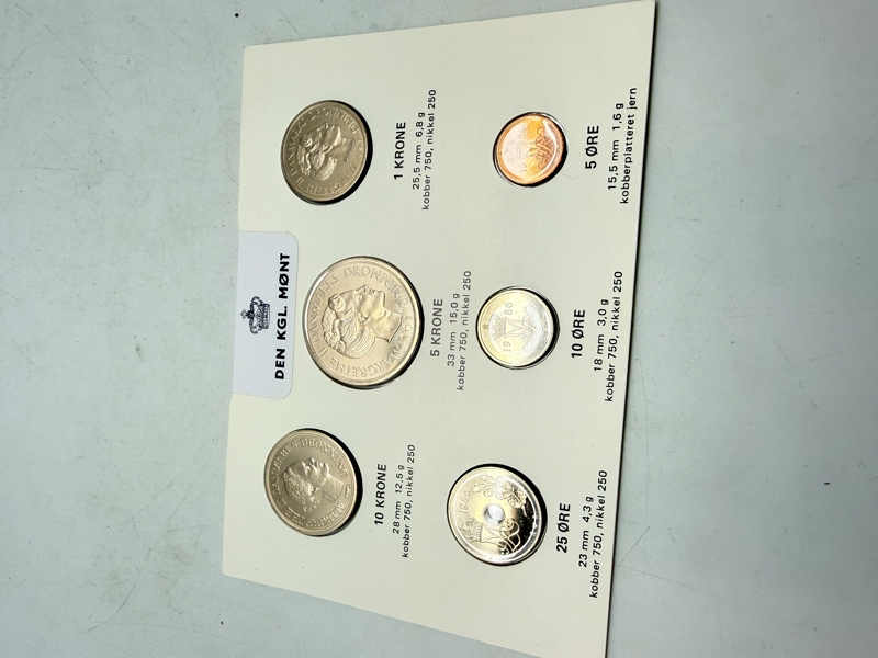 Møntsæt 1986 Den kongelige mønt