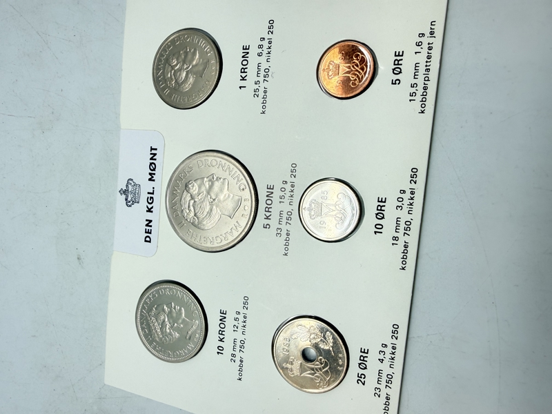 Møntsæt 1985 Den kongelige mønt