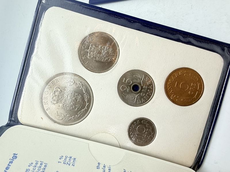  To møntsæt, 1972 og 1974