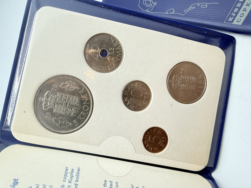  To møntsæt, 1975 og 1976