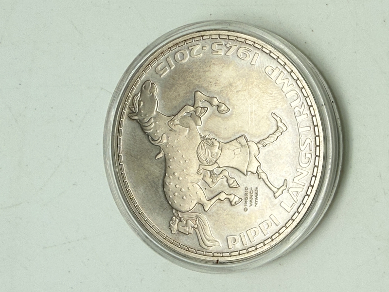 Astrid Lindgren mindemedalje i kobbernikkel