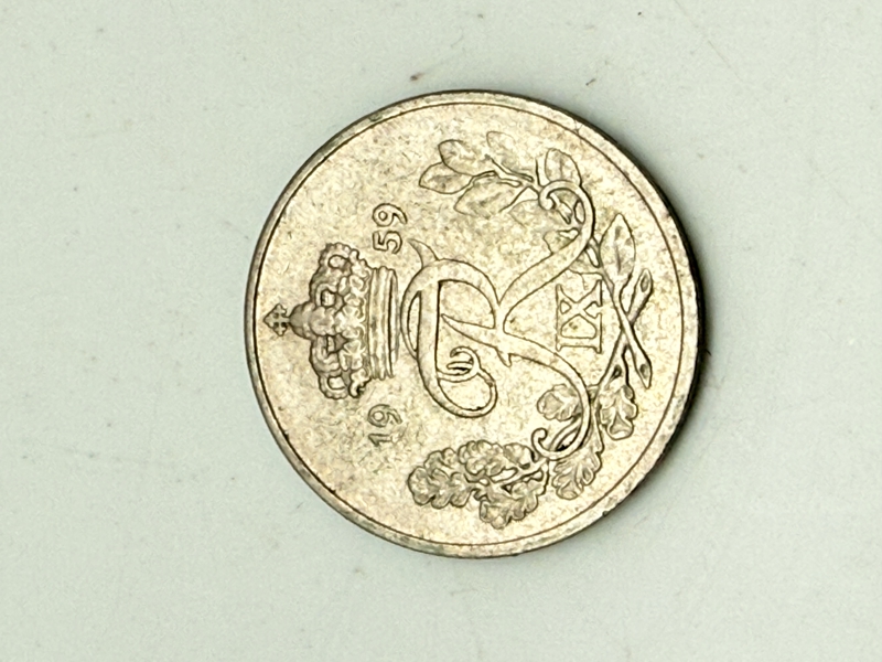 Danmark 10 øre 1959, den svære årgang